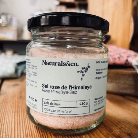 Sel Rose de l'Himalaya - Principe actif - Ingrédient cosmétique maison - Naturals&co