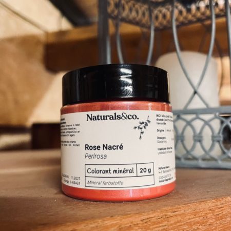 Colorant minéral Rose nacré - Ingrédient cosmétique maison - Naturals&co