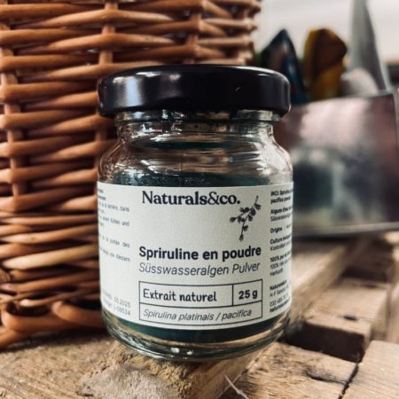 Spiruline en poudre - Ingrédient cosmétique maison - Principe actif - Naturals&co