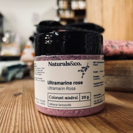 Colorant minéral ultramarine rose - Ingrédient cosmétique maison - Naturals&co