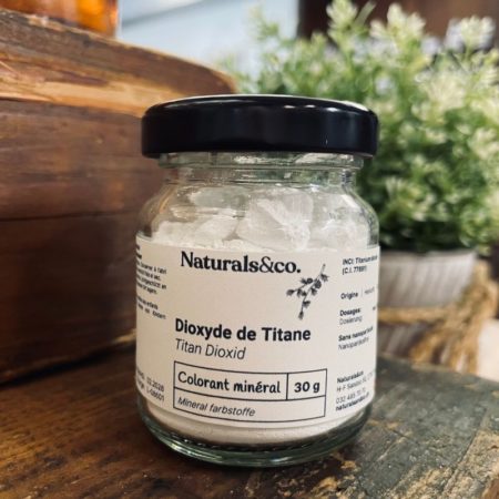 Dioxyde de Titane - Colorant minéral blanc 30g - Ingrédient cosmétique maison - Naturals&co
