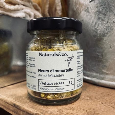 Fleurs d'Immortelle séchées - Principe actif - Ingrédient cosmétique maison - Naturals&co