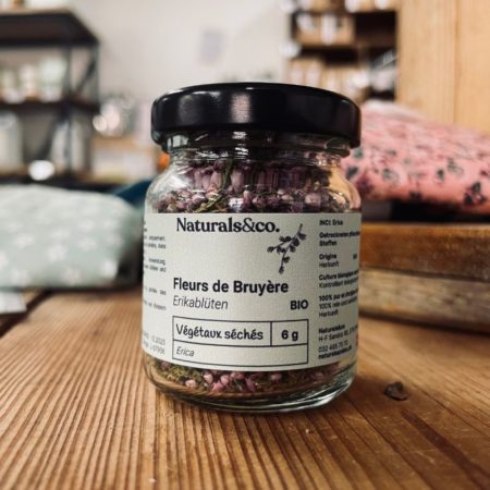 Fleurs de Bruyère séchées - Principe actif - Ingrédient cosmétique maison - Naturals&co