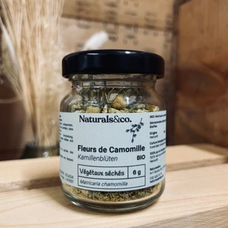 Fleurs de Camomille séchées - Principe actif - Ingrédient cosmétique maison - Naturals&co