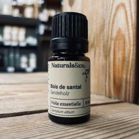 Huile essentielle de Bois de Santal 5 ml - Ingrédient cosmétique maison - Parfum -Principe actif - Naturals&co