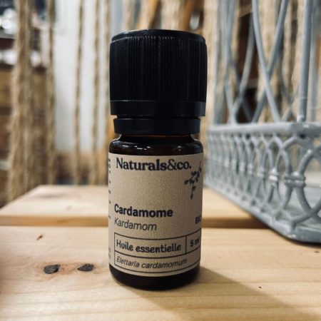 Huile essentielle de Cardamome BIO 5 ml - Ingrédient cosmétique maison - Parfum -Principe actif - Naturals&co
