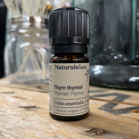 Huile essentielle de Thym ct thymol BIO - 5 ml - Ingrédient cosmétique maison - Parfum - Principe actif - Naturals&co