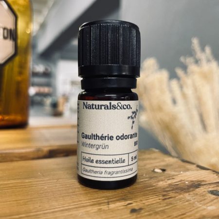 Huile essentielle de Gaulthérie odorante BIO 5 ml - Ingrédient cosmétique maison - Parfum -Principe actif - Naturals&co