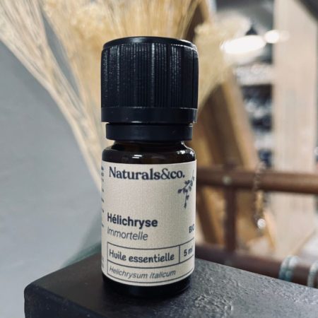 Huile essentielle d’Hélichryse italienne (Immortelle) BIO 5 ml - Ingrédient cosmétique maison - Parfum -Principe actif - Naturals&co