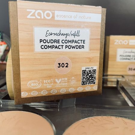 Recharge poudre compacte BIO - ZAO Make-Up - Maquillage naturel - Beauté au naturel
