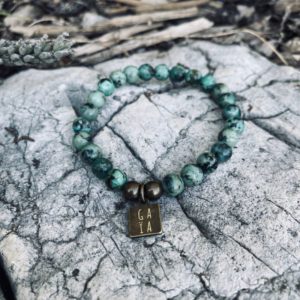 Bracelet Turquoise - Gaïa - Lithothérapie