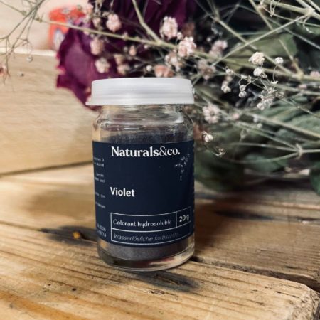Colorant hydrosoluble violet - Ingrédient cosmétique maison - Naturals&co